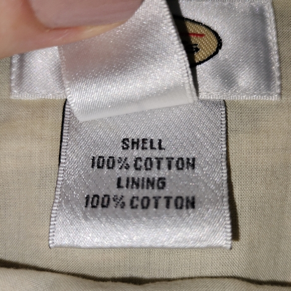 Talbot's 100% Cotton Fully Lined Olive/Brown/Cream Midi Skirt Sz. 4 - Picture 6 of 8